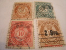 NORWAY, SCOTT# 37(2ore),39(5ore),40(10ore), & 46(2ore On 12ore), USED - Gebraucht