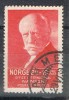 Sello 20+10 Ore Rojo NORUEGA Año 1935,  Nansen Refugiados, Yvert Num 166 º - Gebruikt