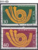 GERMANY, 1973, Europa;  Europa-CEPT, Cancelled (o), Sc. 1114/5. - 1973