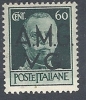 1945-47 TRIESTE AMG VG IMPERIALE 60 CENT MH * - RR9680 - Mint/hinged