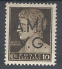 1945-47 TRIESTE AMG VG IMPERIALE 10 CENT MH * - RR9681-2 - Mint/hinged