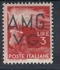 1945-47 TRIESTE AMG VG DEMOCRATICA 3 LIRE MH * - RR9681 - Ungebraucht