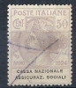 1924 REGNO USATO PARASTATALI 50 CENT - RR9681 - Segnatasse