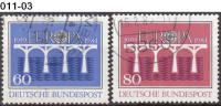 GERMANY, 1984,  Europa-CEPT, Cancelled (o), Sc. 1415/6. - 1984