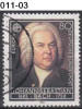 GERMANY, 1985,  Europa-CEPT, European Music Year; Johann Sebastian Bach; Cancelled (o), Sc. 1440/1. - 1985
