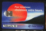 Télécarte 50u Utilisée Luxe  Soleil Rouge   F526A    Du 11 / 1994 - “600 Agences”