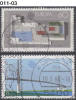 GERMANY, 1987,  Europa-CEPT, Modern Architecture; Cancelled (o), Sc. 1505/6. - 1987