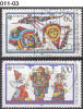 GERMANY, 1989,  Europa-CEPT, Children Games; Kites; Puppets; Cancelled (o), Sc. 1573/4. - 1989