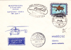 HELICOPTERES - POSTA,KAPOSVAR-ZANKA,1981 COVER STAMPS OBLIT CONCORDANTE RARE COVER! HUNGARY.. - Elicotteri