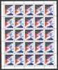 Jugoslawien - Yugoslavia 1995 Victory Over Fascism 50th Anniversary Full Sheet Of 25 MNH; Michel # 2714 - Unused Stamps