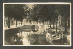 NETHERLANDS, DELFT KOLK, BRIDGE , SAIL BOAT  ,  OLD POSTCARD - Delft