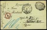 1904 Austria Postal Card With Postage Due Stamp. 17.3.04 Wien., Gablonz 19.3.04. (G10b043) - Impuestos