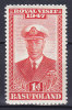 Basutoland 1947 Mi. 35      1 P Royal Visit Kong George VI. MNH** - 1933-1964 Kronenkolonie