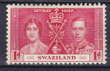 Swaziland 1937 Mi. 24      1 P Kong George VI. Coronation MH* - Swasiland (...-1967)