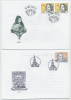 SLOVAKIA 2000 Personalities FDC (2) Michel 361-62 - FDC