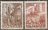 POLAND 1952 6 YEAR PLAN FOR ELECTRICAL ENERGY SERIES II HM - Electricity Power Electrification - Electricité