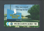 UK  -  Magnetic Phonecard/Mercurycard As Scan - [ 4] Mercury Communications & Paytelco