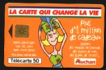 Télécarte 50u Utilisée Luxe    Auchan Orange      F1010   Du 09/ 1999 - “600 Agences”