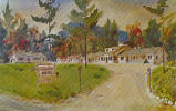 Meadowbrook Motel Hotel & Coffee Shop - New Hampshire - Painting - Unused - 2 Scans - Good Condition - Andere & Zonder Classificatie