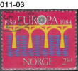 NORWAY, 1984,  Europa-CEPT, Cancelled (o), Sc. 841. - 1984