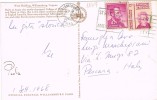 1149. Postal WILLIAMSBURG (Virginia) 1968. Wren Building - Cartas & Documentos