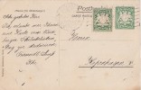 Bayern Privat-Ganzsache Minr.PP15 18. Dt. Philatelistentag Nürnberg Zfr. Minr.61 Gel. Nach Dänemark - Postal  Stationery