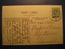 TRANSVAAL To Nylstroom Stamp On Van Coller Artist Circus ? Theater Post Card SOUTH AFRICA - Transvaal (1870-1909)
