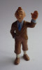 FIGURINE TINTIN  BULLY 1990 TINTIN CHEMISE BLEUE CRAVATE BLEUE - Tintin