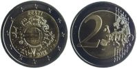 Estonia, 2 Euro 2012, 10 Years Of Euro  UNC - Estonie