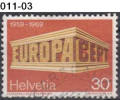 SWITZERLAND, 1969, Europa;  Europa-CEPT, Cancelled (o), Sc. 500. - 1969
