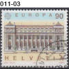 SWITZERLAND, 1990,  Europa-CEPT, Geneva; Cancelled (o), Sc. 862. - 1990