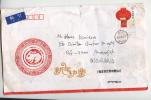 Mailed Cover (letter) With Printed Stamp New Year 2011  From China To Bulgaria - Covers & Documents
