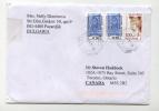 Mailed Cover (letter) With Stamps Art 1999  From   Bulgaria To Canada - Briefe U. Dokumente