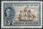 1949 British Honduras (Belize)  St Georges Cay Ship Navire  Scott 134, MH - Honduras Britannique (...-1970)