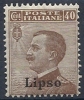 1912 EGEO LIPSO EFFIGIE 40 CENT MNH ** - RR9746 - Egeo (Lipso)