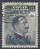 1916 EGEO PISCOPI USATO EFFIGIE SOPRASTAMPATO 20 CENT - RR9748 - Egée (Piscopi)