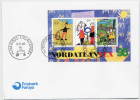 FAEROE ISLANDS 1996 NORDATLANTEX ´96 Block  On  FDC..  Michel Block 8 - Faeroër