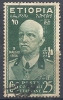 1936 ETIOPIA USATO EFFIGIE 25 CENT - RR9758-3 - Etiopía