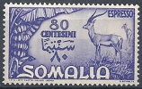 1950 SOMALIA AFIS SOGGETTI AFRICANI ESPRESSO 80 CENT MNH ** - RR9758 - Somalie (AFIS)