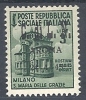 1945 EMISSIONI LOCALI ARONA MONUMENTI DISTRUTTI 3 LIRE MH * - RR9758 - Emissions Locales/autonomes