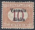 1918 VENEZIA GIULIA SEGNATASSE 10 CENT MH * - RR9765-5 - Venezia Giuliana