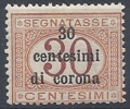 1919 TRENTO E TRIESTE SEGNATASSE 30 CENT MNH **  - RR9768 - Trente & Trieste