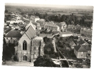 Montier-en-der (52) : Vue Aérienne Au Niveau De L´église, Vue De Fac En 1950 (animée). - Montier-en-Der