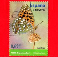 SPAGNA - Usato - 2011 - Farfalla  - Fabriciana - Argynnis Adippe - 0.65 - Used Stamps