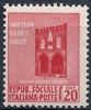 1944 REPUBBLICA SOCIALE MONUMENTI DISTRUTTI 20 CENT MNH ** - RR9770 - Neufs