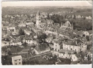 THIVIERS 24 Dordogne An Avion Au Dessus De La Ville Vue Générale  Carte Dentelée Véritable Photo - Thiviers