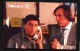 Télécarte 50u Utilisée Luxe   CLAVIER ET DEPARDIEU Cinéma 9            F595  Du 10/ 1995 - “600 Agences”