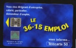 Télécarte 50u Utilisée Luxe   36.15 Emploi              F804B  Du 02/ 1998 - “600 Agences”