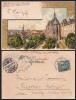 GERMANY ALTENBURG ARTIST SIGNED LITHO OLD POSTCARD - D18264 - Altenburg