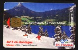 Télécarte 50u Utilisée Luxe   Ski France         F731A    Du 6/ 1997 - “600 Agences”